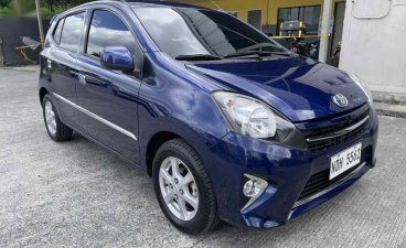 Blue Toyota Wigo 2016 for sale in Pasig