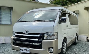 White Toyota Hiace 2018 for sale in Quezon 