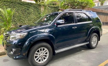Blue Toyota Fortuner 2014 for sale in Pasig