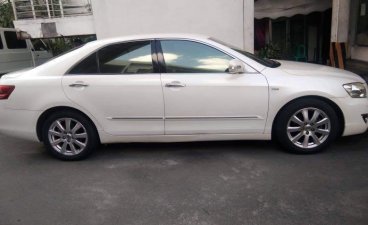 Pearl White Toyota Camry 2008 for sale in Quezon 