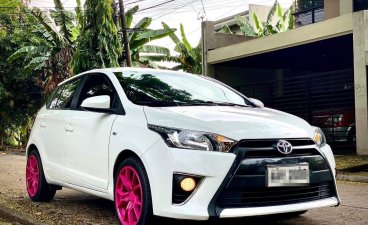 White Toyota Yaris 2015 for sale in Meycauayan