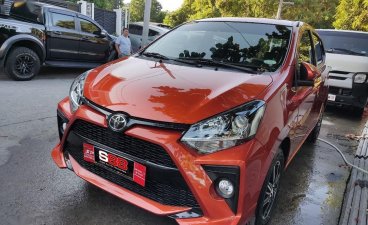 Selling Orange Toyota Wigo 2021 in Quezon 