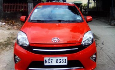 Red Toyota Wigo 2016 for sale in Bulacan
