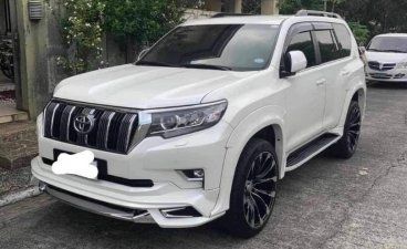 White Toyota Land cruiser prado 2019 for sale in Automatic
