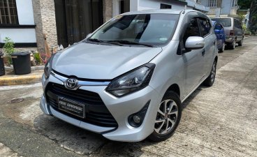 Silver Toyota Wigo 2017 for sale in Automatic