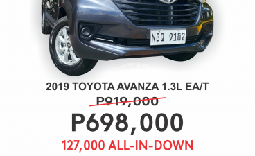 2019 Toyota Avanza  1.3 E A/T in Cainta, Rizal