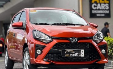 Orange Toyota Wigo 2021 for sale in Makati