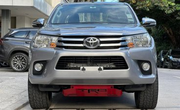 Silver Toyota Hilux 2017 for sale in Quezon City