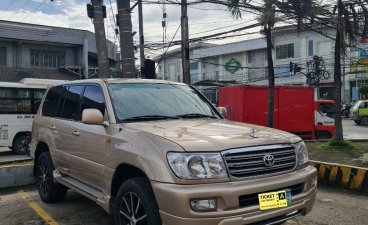 Yellow Toyota Land Cruiser 2005 for sale in Quezon City