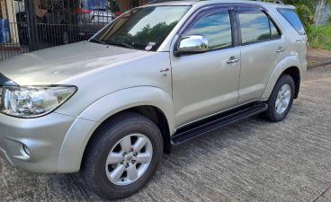 Silver Toyota Fortuner 2010 for sale in Manual