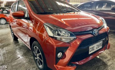Orange Toyota Wigo 2023 for sale in Quezon City