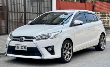 White Toyota Yaris 2016 for sale in Manila