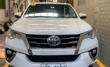 White Toyota Fortuner 2018 for sale in Manual