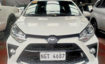 Selling White Toyota Wigo 2021 in Manila