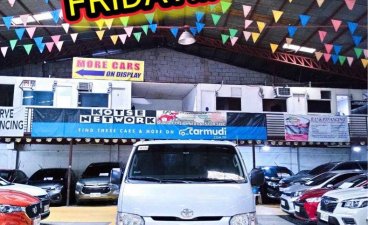 Sell White 2018 Toyota Hiace in Quezon City