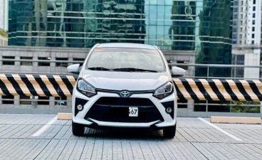 Selling White Toyota Wigo 2021 in Makati