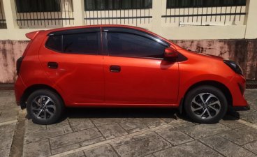 Orange Toyota Wigo 2018 for sale in Manual