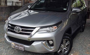 Silver Toyota Fortuner 2017 for sale in Antipolo