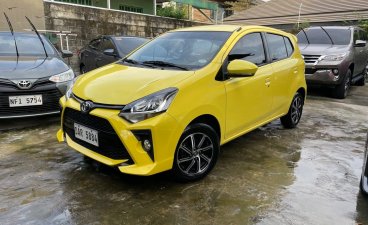 Yellow Toyota Wigo 2022 for sale in Quezon City