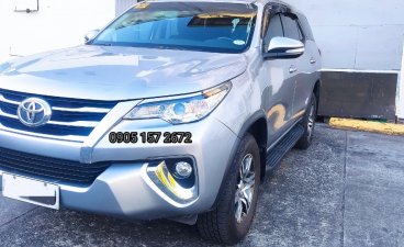 Selling Silver Toyota Fortuner 2017 in Quezon City