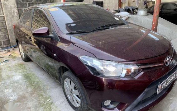 TOYOTA Vios 1.3 E 2017 Automatic B. Red