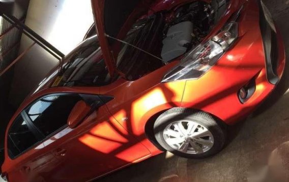 2017 Toyota Vios E automatic orange GRAB