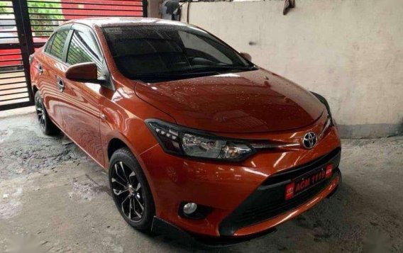 Toyota Vios E 2016 Orange Single Vvti FOR SALE