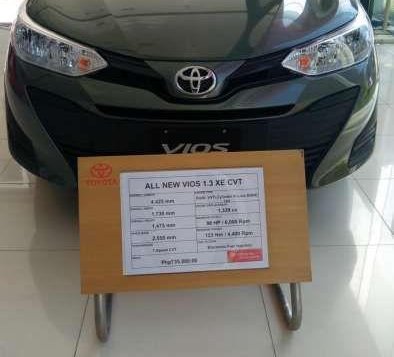 The New Toyota Vios 1.3L XE CVT AT 2019