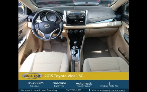 2015 Toyota Vios G AT for sale-3