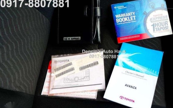 2016 TOYOTA Avanza 1.3E MT 17tkms ONLY FULL CASA RECORDS