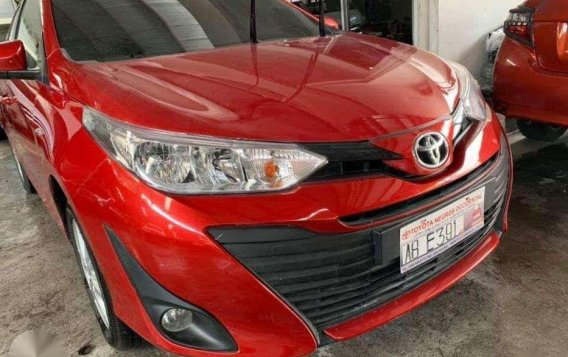 SELLING TOYOTA Vios E 2018 Newlook Red Manual-1