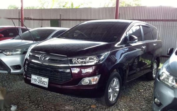 2017 Toyota Innova 2.8G Manual Blackish Red -1