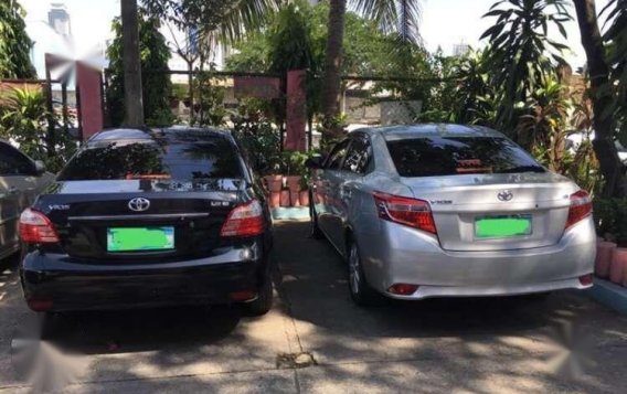 Toyota Vios 13E AT silver and 13G MT black