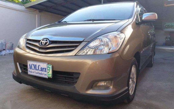 Toyota Innova G 2010 Automatic Diesel Color Brown Pampanga Area