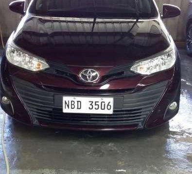 2019 Toyota Vios 1.3E NewLook Automatic Blackish Red 