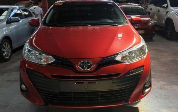 2019 Toyota Vios 1.3E Dual Vvti Automatic Gasoline Red Mica 