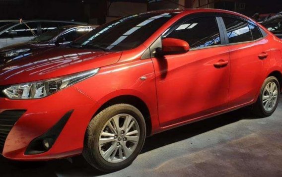 2019 Toyota Vios 1.3E Dual Vvti Automatic Gasoline Red Mica -1