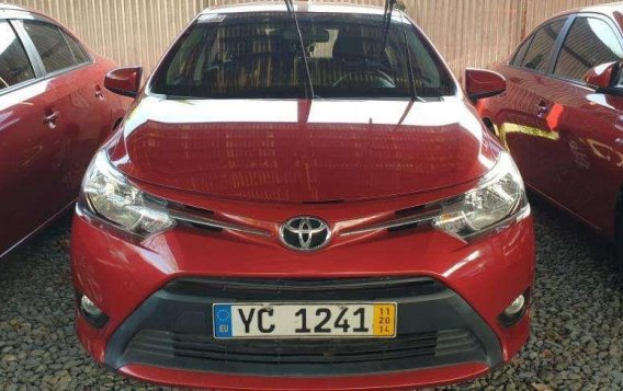 2016 Toyota Vios 1.3E Dual Vvti Automatic Gasoline Red Mica Metallic-1