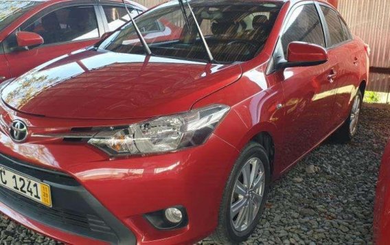 2016 Toyota Vios 1.3E Dual Vvti Automatic Gasoline Red Mica Metallic