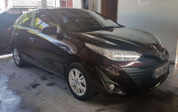 2019 Toyota Vios 1.3E Blackish Red AT Gas
