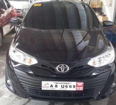 Toyota Vios 2019 1.3E automatic transmission black