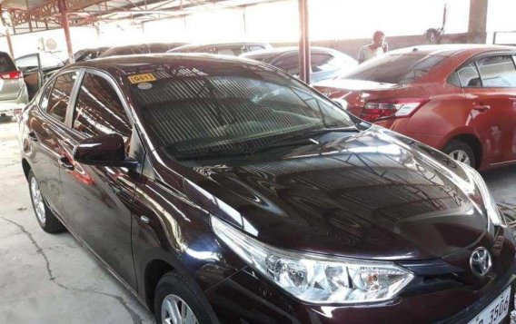 Toyota Vios E 2019 A.T Blackish Red-First Owned-1