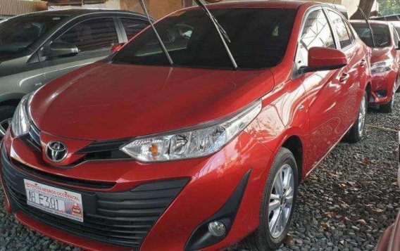 2018 Toyota Vios E Red Metallic Manual Gasoline-2