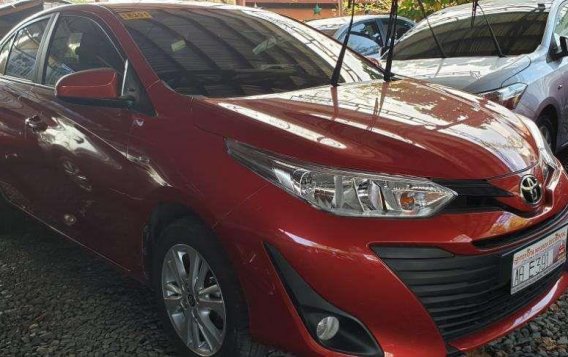 2018 Toyota Vios E Red Metallic Manual Gasoline