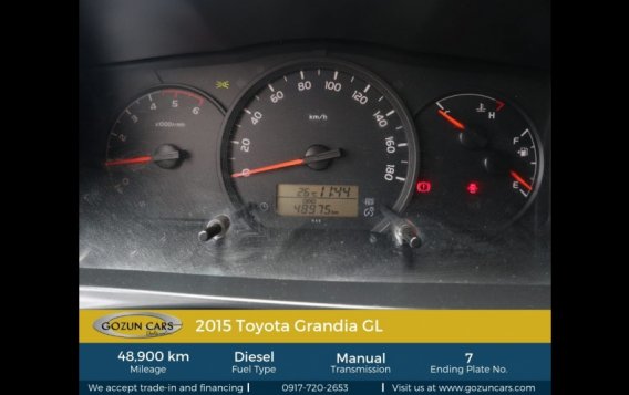 2015 Toyota Hiace Grandia GL MT Diesel-5