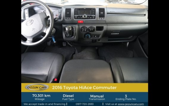 2016 Toyota Hiace Commuter MT FOR SALE-4