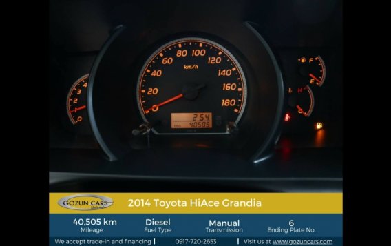 2014 Toyota Hiace GL Grandia MT FOR SALE-2