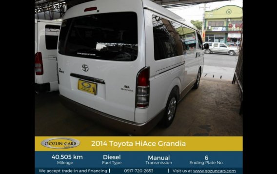 2014 Toyota Hiace GL Grandia MT FOR SALE-4