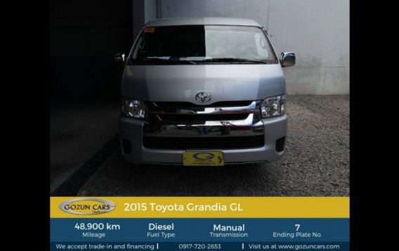 2015 Toyota Hiace Grandia GL MT Diesel