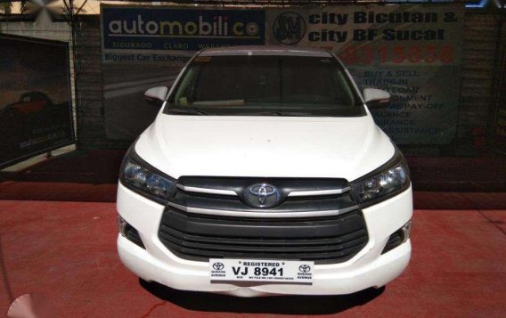 2016 Toyota Innova White MT Gas - Automobilico Sm City Bicutan